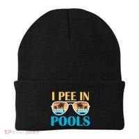I Pee In Pools Funny Jokes Sarcastic Sayings Beanie thumb 0