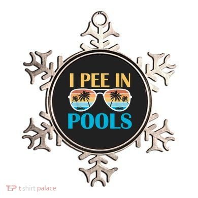I Pee In Pools Funny Jokes Sarcastic Sayings Ornament