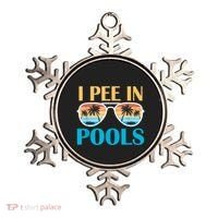 I Pee In Pools Funny Jokes Sarcastic Sayings Ornament thumb 0