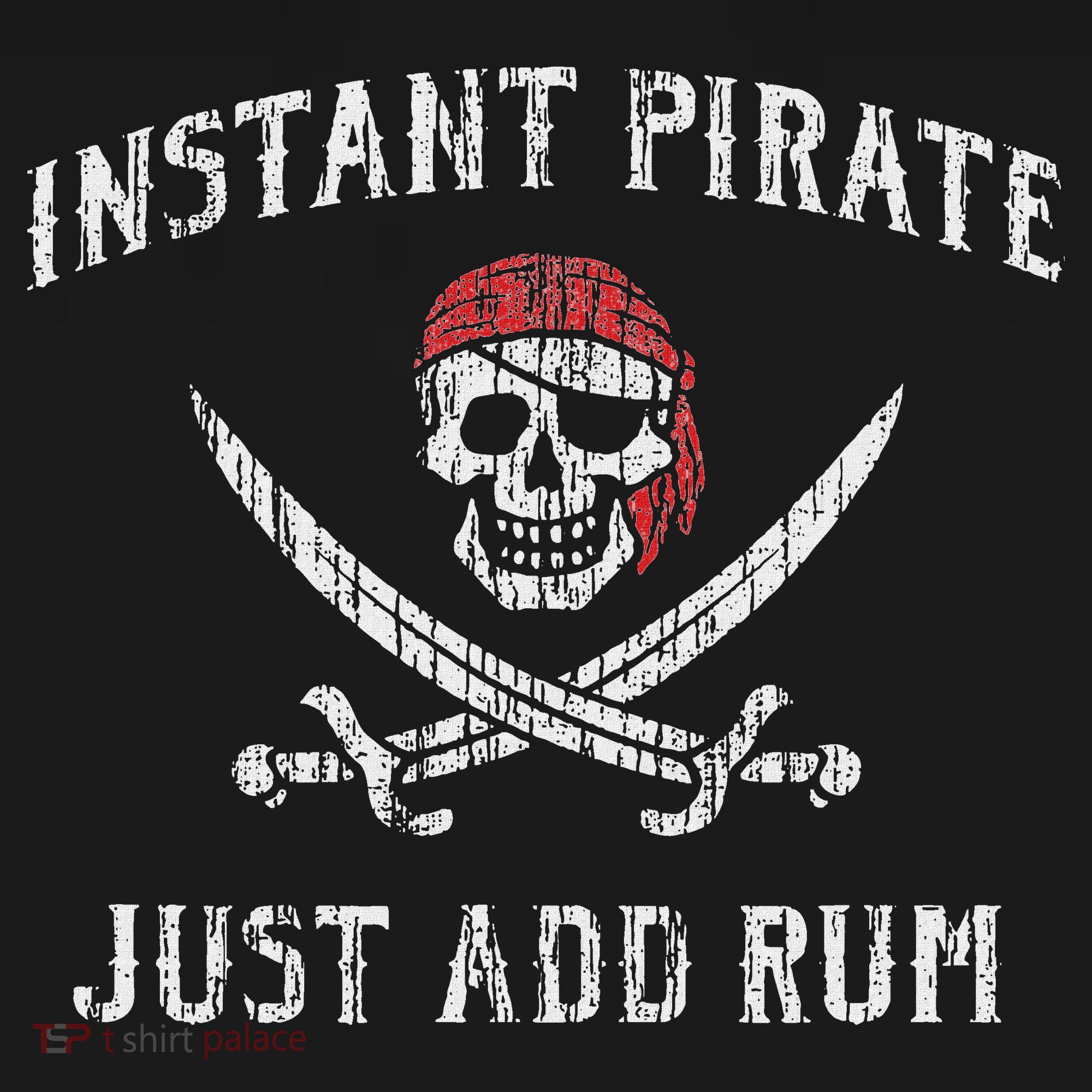 Instant Pirate Just Add Rum Funny Doggie Tank
