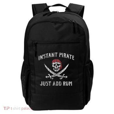 Instant Pirate Just Add Rum Funny Backpack