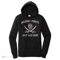 Instant Pirate Just Add Rum Funny Women's Hoodie thumb 0