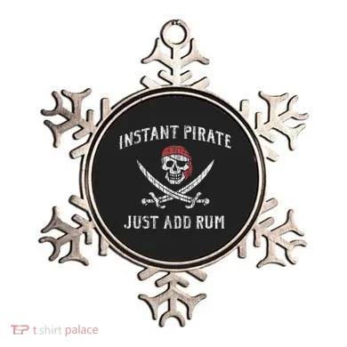 Instant Pirate Just Add Rum Funny Ornament