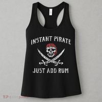Instant Pirate Just Add Rum Funny Women's Tank Top thumb 3