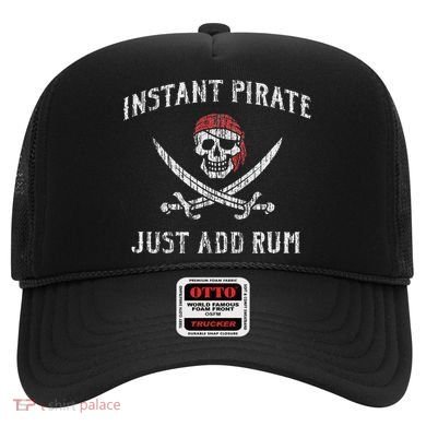 Instant Pirate Just Add Rum Funny Hat