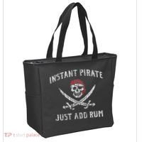 Instant Pirate Just Add Rum Funny Tote Bag thumb 2