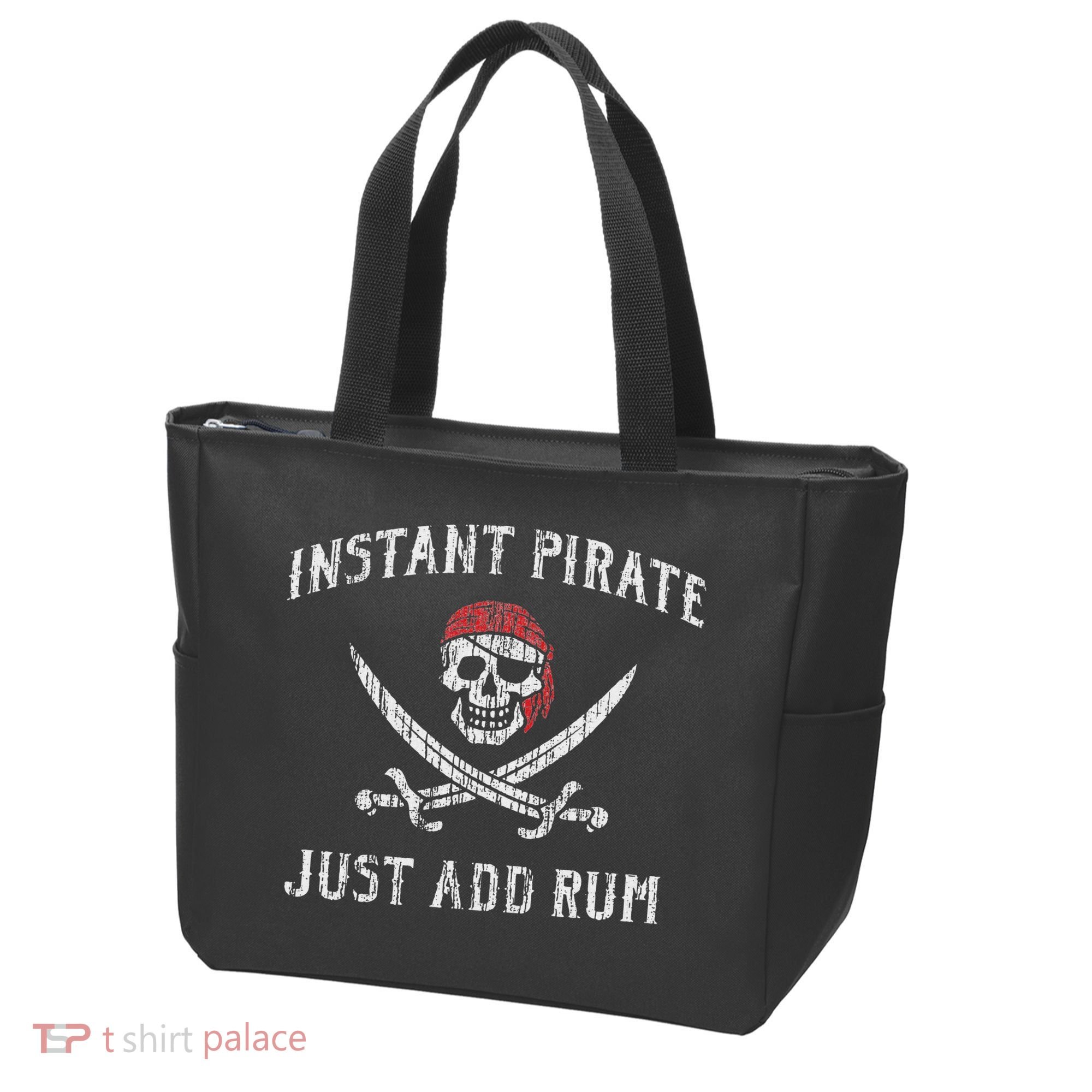 Instant Pirate Just Add Rum Funny Tote Bag