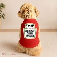 I Put Ketchup On My Ketchup Doggie Tank thumb 2