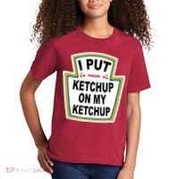I Put Ketchup On My Ketchup Kids T-Shirt thumb 2