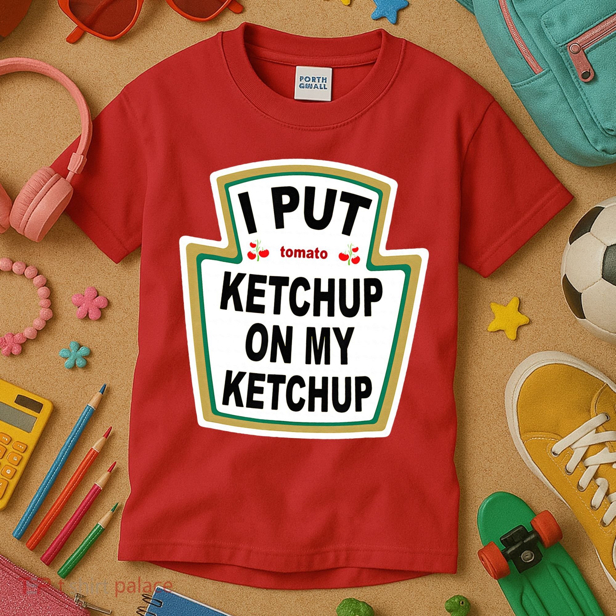 I Put Ketchup On My Ketchup Kids T-Shirt