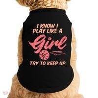 I PLay Like Basketball Cute Player Baller Doggie Tank thumb 0
