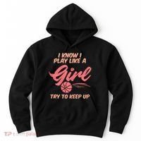 I PLay Like Basketball Cute Player Baller Hoodie thumb 0