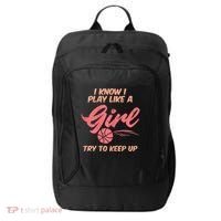 I PLay Like Basketball Cute Player Baller City Backpack thumb 0