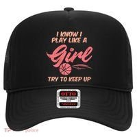 I PLay Like Basketball Cute Player Baller Hat thumb 0
