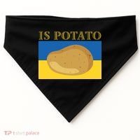 Is Potato Late Show Funny Ukraine Colbert USA-Made Doggie Bandana thumb 0