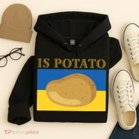 Is Potato Late Show Funny Ukraine Colbert Hoodie thumb 4