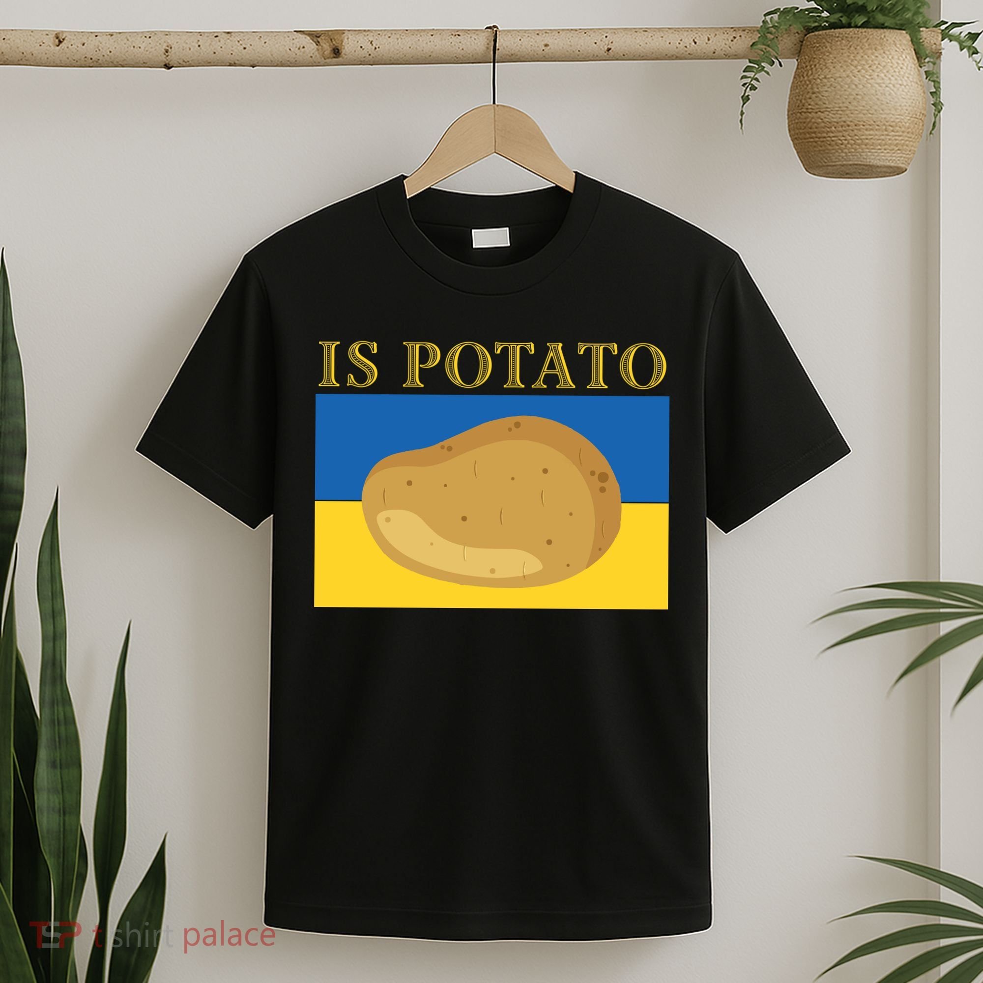 Is Potato Late Show Funny Ukraine Colbert T-Shirt