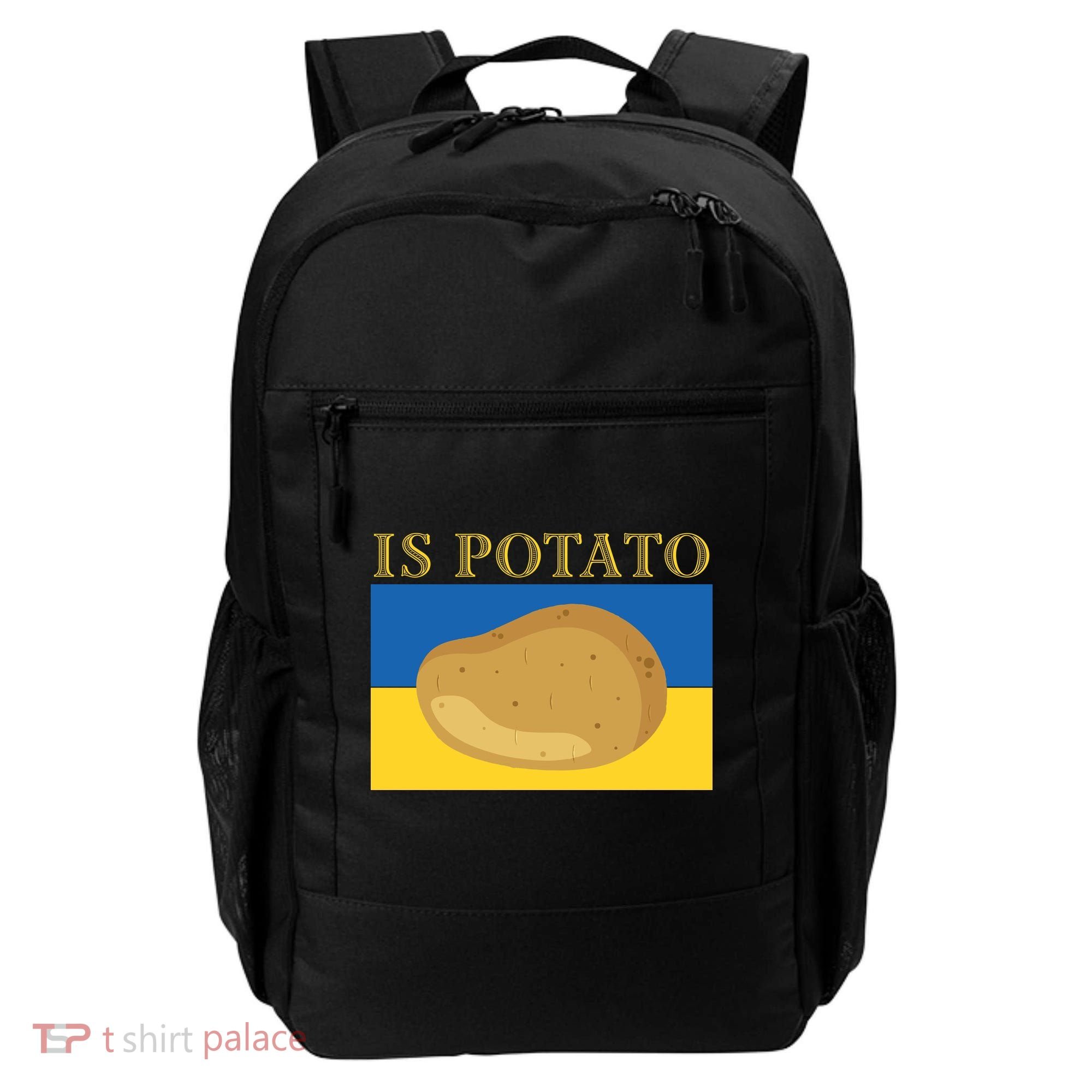 Is Potato Late Show Funny Ukraine Colbert Backpack