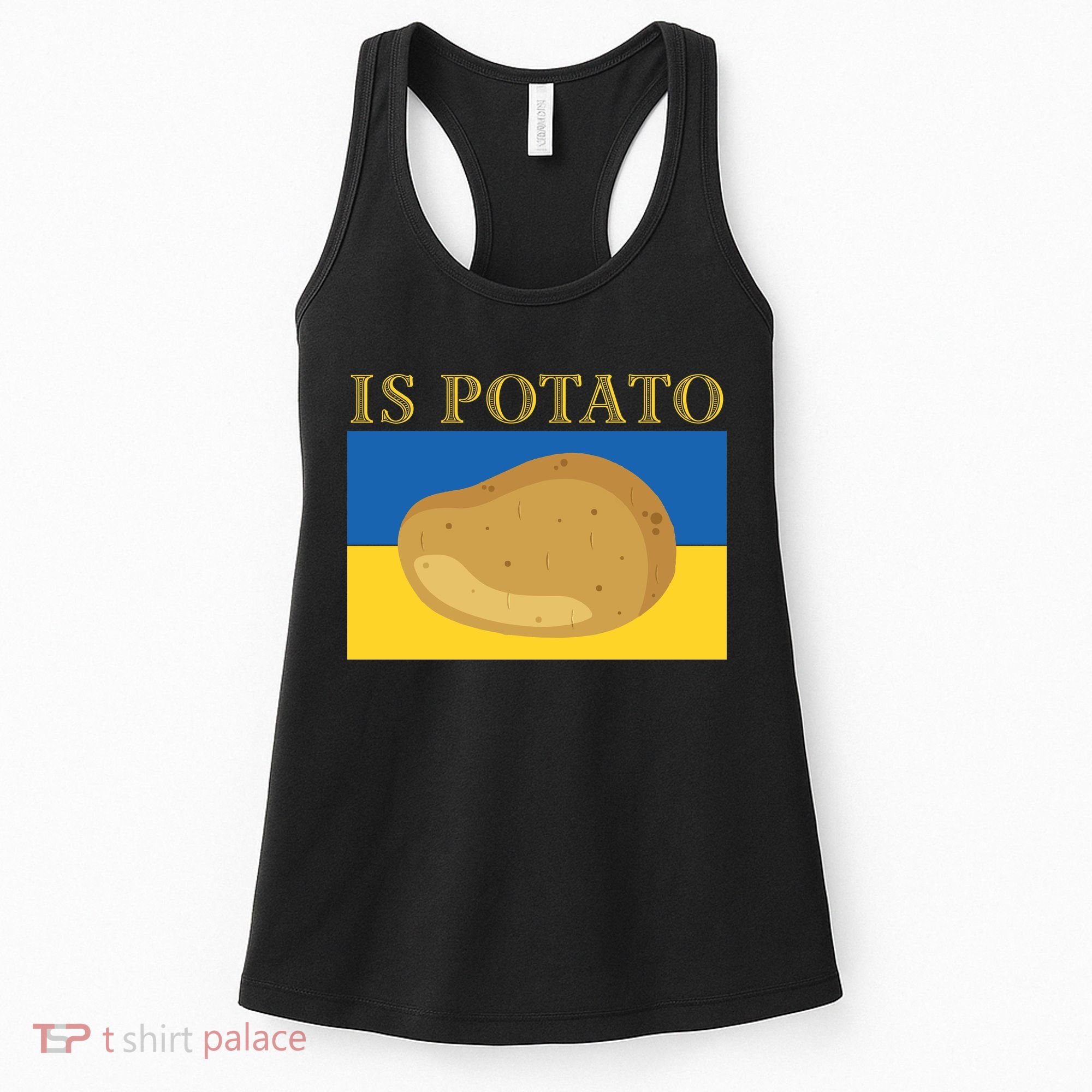 Is Potato Late Show Funny Ukraine Colbert Women's Tank Top