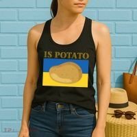 Is Potato Late Show Funny Ukraine Colbert Women's Tank Top thumb 2