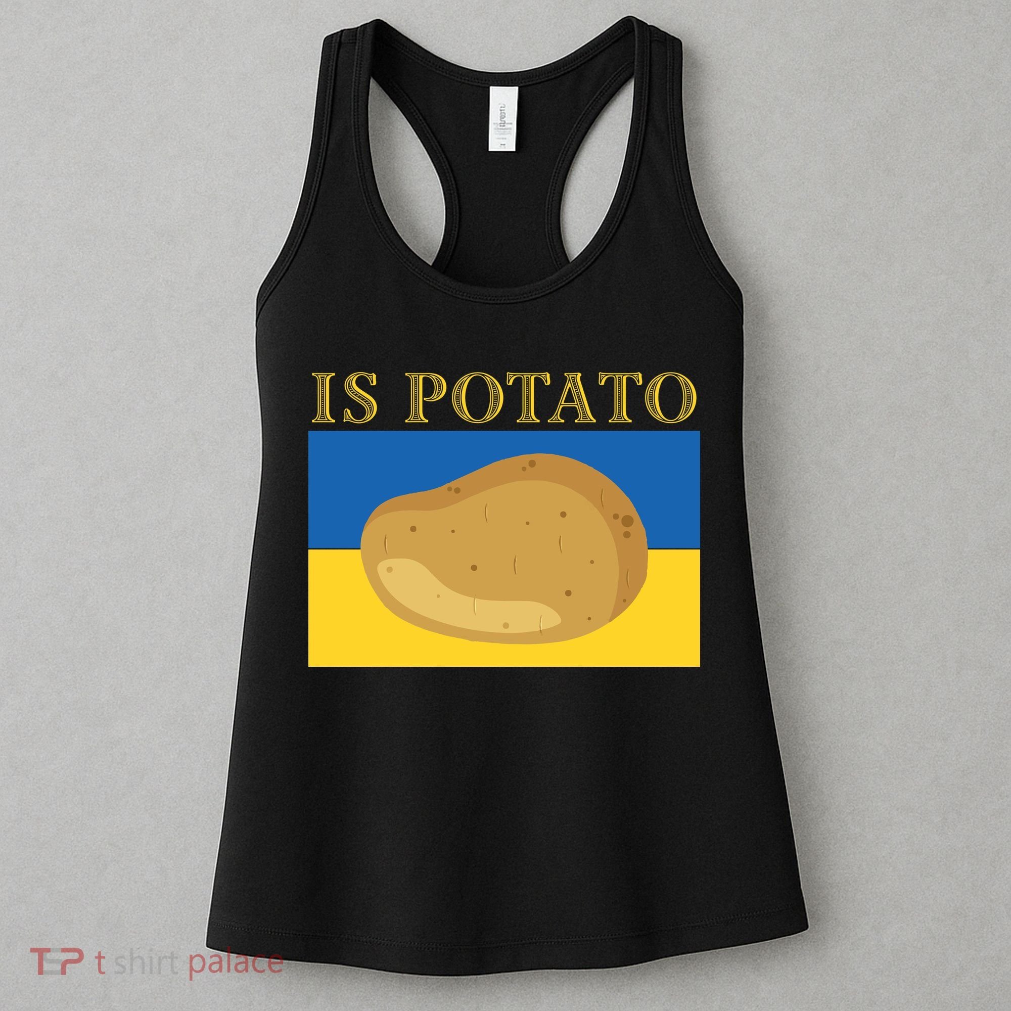 Is Potato Late Show Funny Ukraine Colbert Women's Tank Top