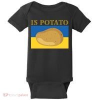Is Potato Late Show Funny Ukraine Colbert Baby Bodysuit thumb 0