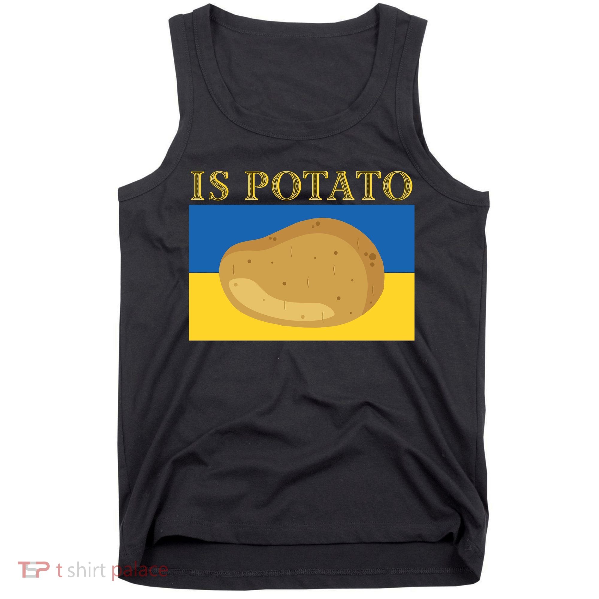 Is Potato Late Show Funny Ukraine Colbert Tank Top