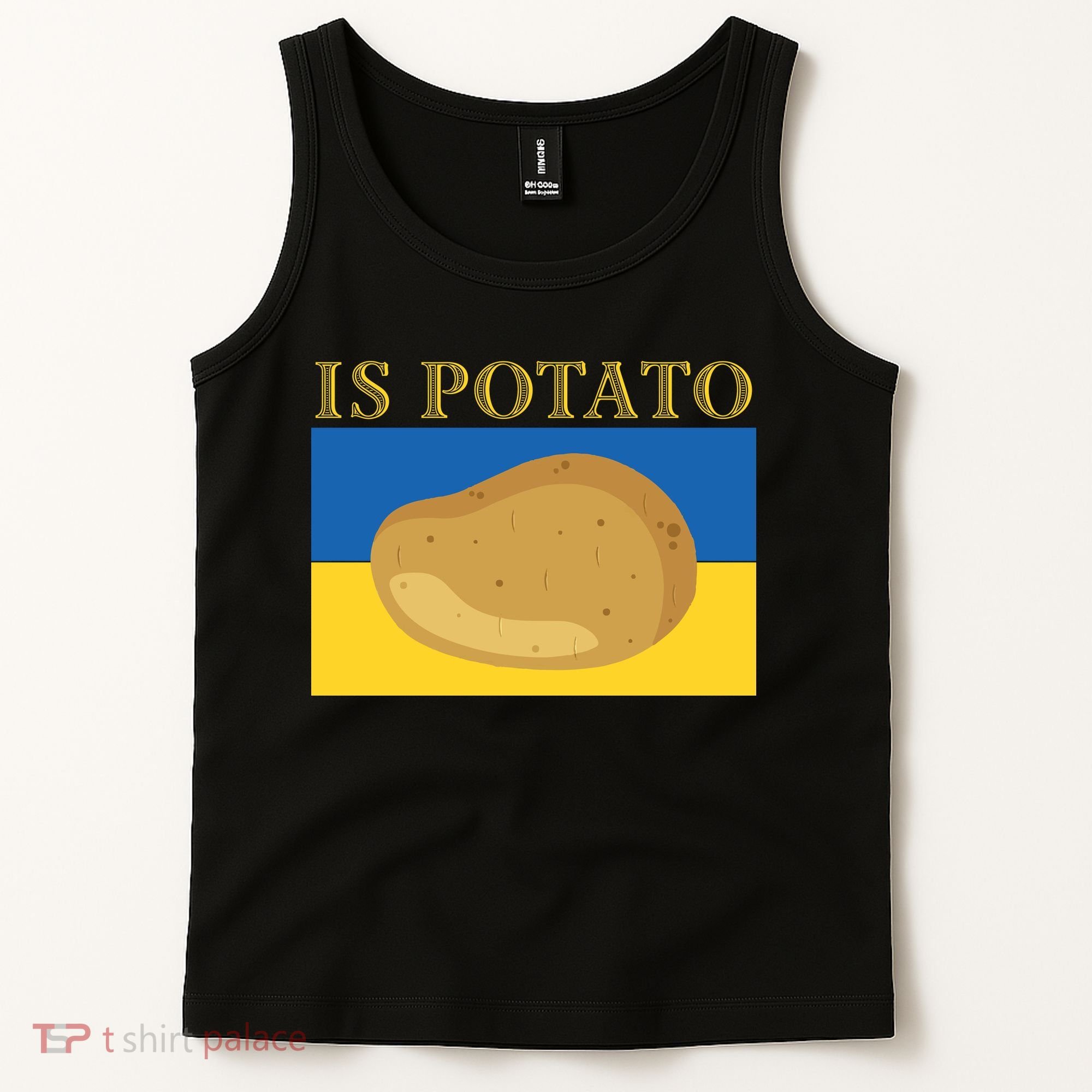 Is Potato Late Show Funny Ukraine Colbert Tank Top