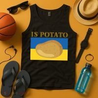 Is Potato Late Show Funny Ukraine Colbert Tank Top thumb 4