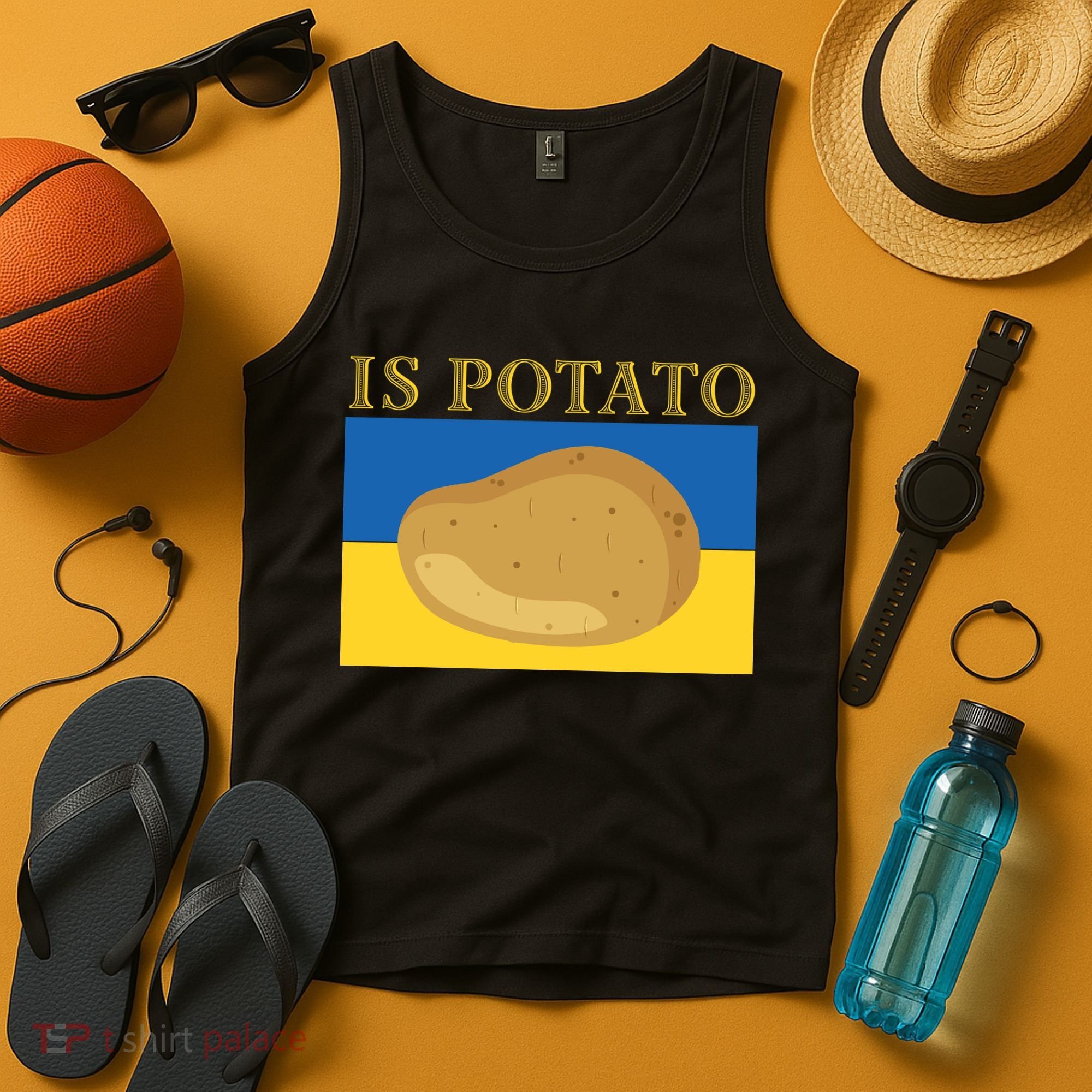 Is Potato Late Show Funny Ukraine Colbert Tank Top