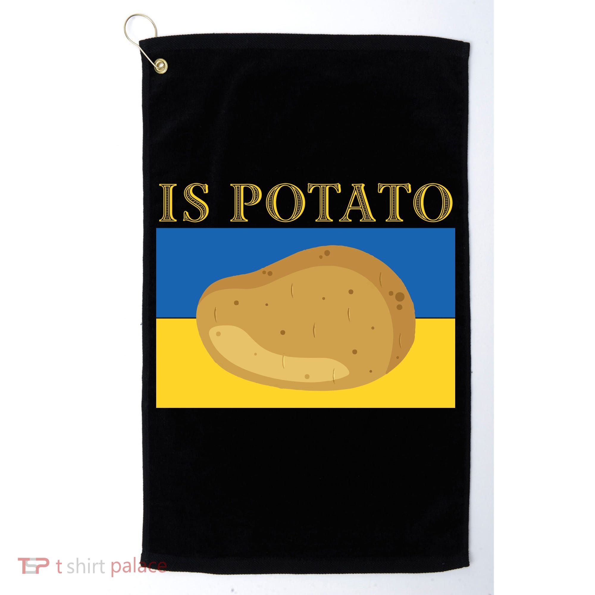 Is Potato Late Show Funny Ukraine Colbert Golf Towel