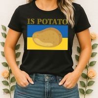 Is Potato Late Show Funny Ukraine Colbert Women's T-Shirt thumb 2