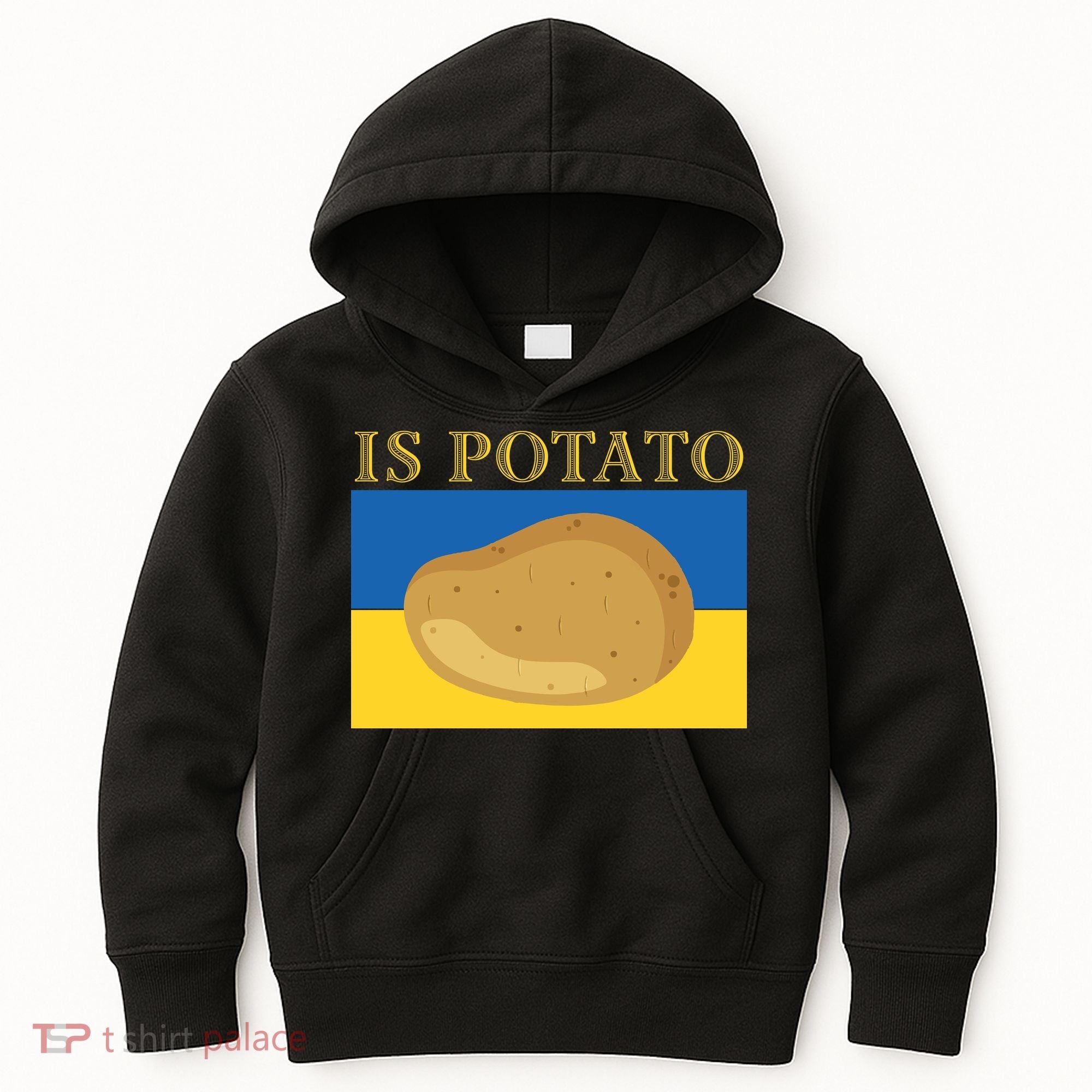Is Potato Late Show Funny Ukraine Colbert Kids Hoodie