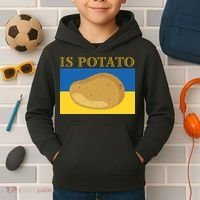Is Potato Late Show Funny Ukraine Colbert Kids Hoodie thumb 2