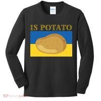 Is Potato Late Show Funny Ukraine Colbert Kids Long Sleeve Shirt thumb 0