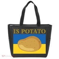 Is Potato Late Show Funny Ukraine Colbert Tote Bag thumb 0
