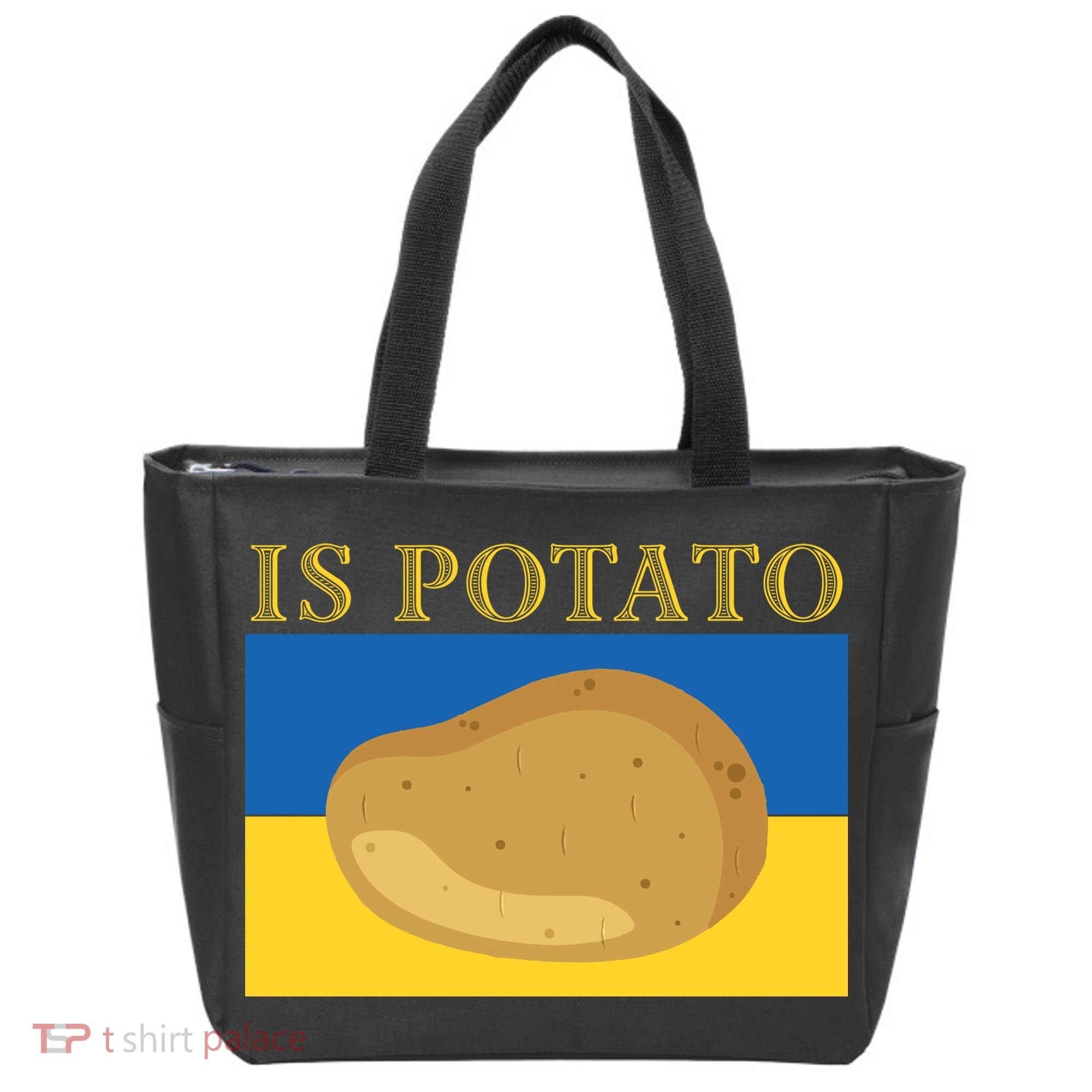 Is Potato Late Show Funny Ukraine Colbert Tote Bag