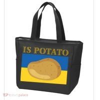Is Potato Late Show Funny Ukraine Colbert Tote Bag thumb 3