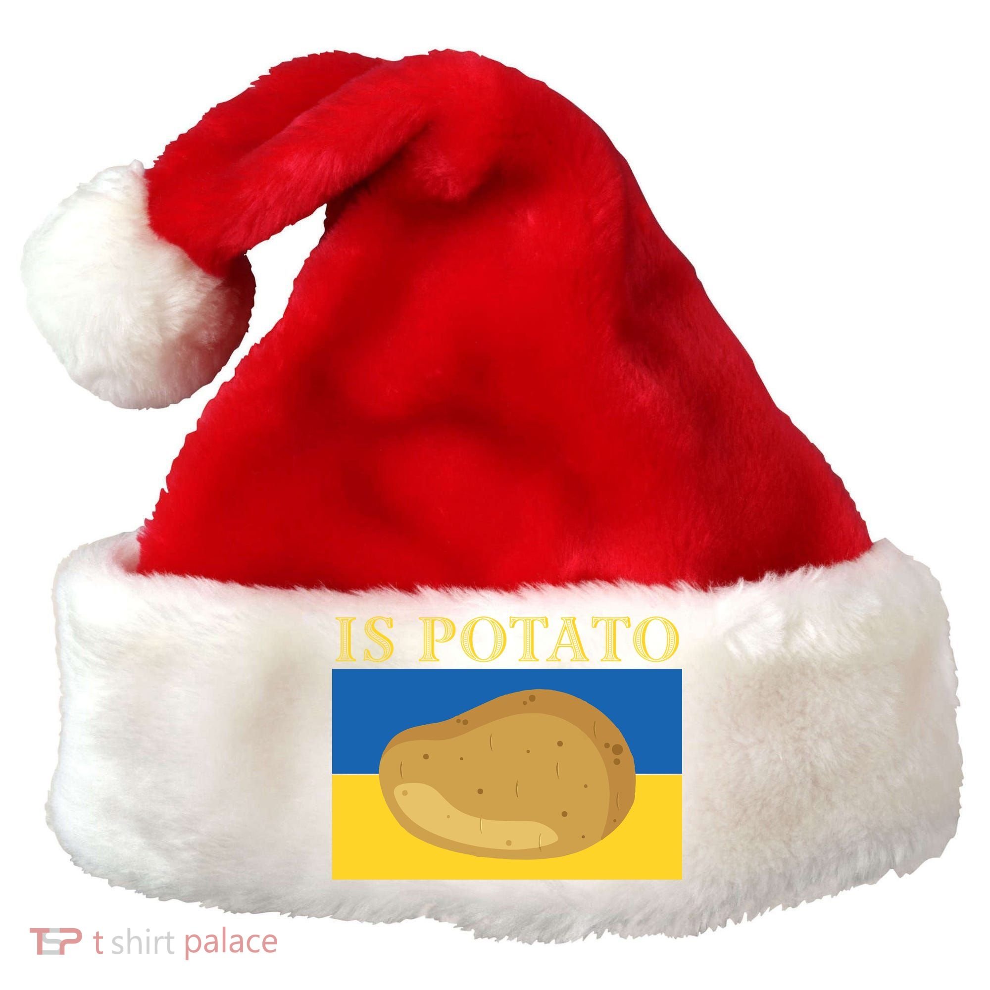 Is Potato Late Show Funny Ukraine Colbert Santa Hat