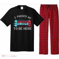 I Paused My Switch To Be Here Switch Gamer Gift Pajama Set thumb 0