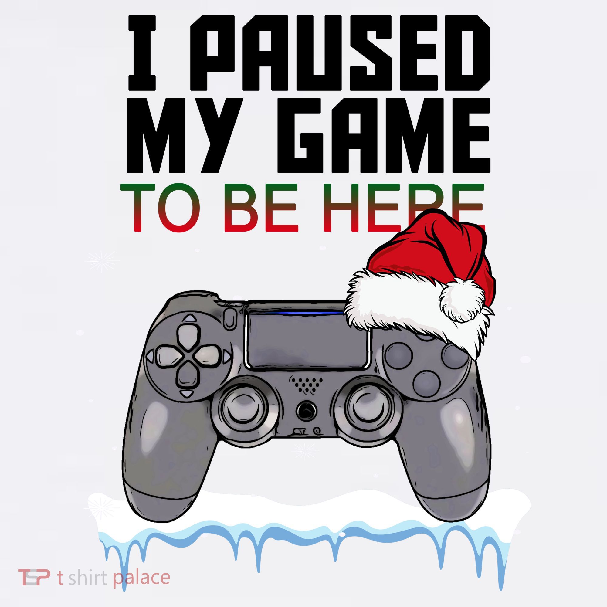 I Paused My Game To Be Here Christmas Gamer Women's Tank Top