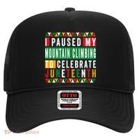 I Paused My Mountain Climbing To Celebrate Junenth 1865 Gift Hat thumb 0