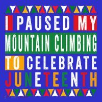 I Paused My Mountain Climbing To Celebrate Junenth 1865 Gift Women's Tank Top thumb 5