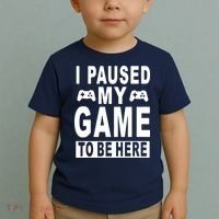 I Paused My Game To Be Here Toddler T-Shirt thumb 2