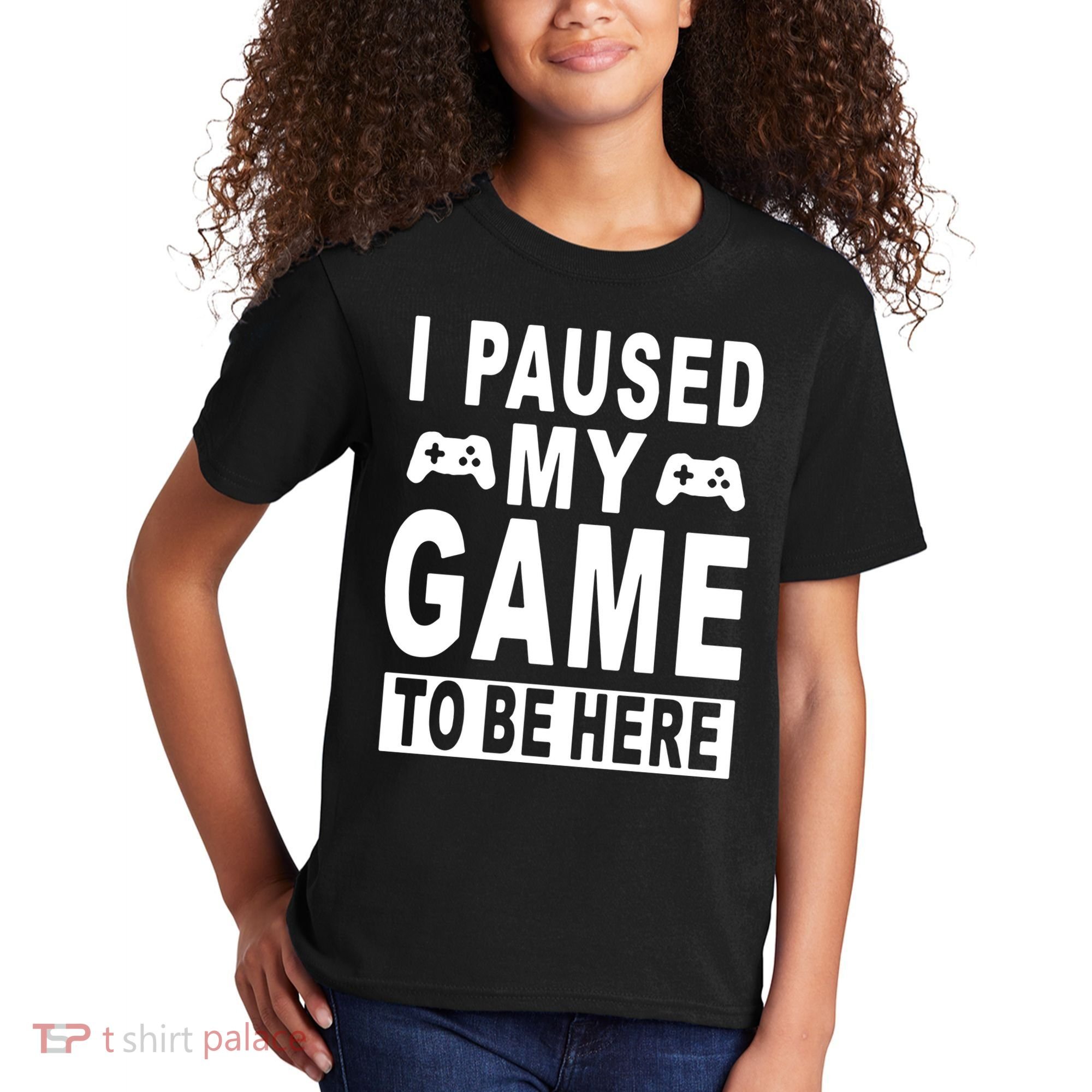 I Paused My Game To Be Here Kids T-Shirt