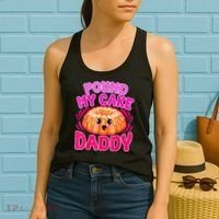 Inappropriate Pound My Cake Daddy Embarrassing Women's Tank Top thumb 2