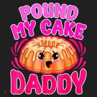 Inappropriate Pound My Cake Daddy Embarrassing Golf Towel thumb 3