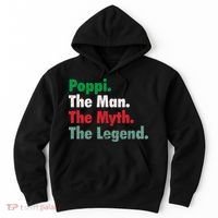 Italian Poppi Man Myth Legend Father Dad Uncle Hoodie thumb 0