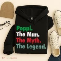 Italian Poppi Man Myth Legend Father Dad Uncle Hoodie thumb 4