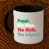 Italian Poppi Man Myth Legend Father Dad Uncle Coffee Mug thumb 2